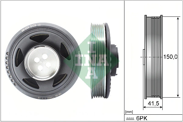 Belt Pulley, crankshaft